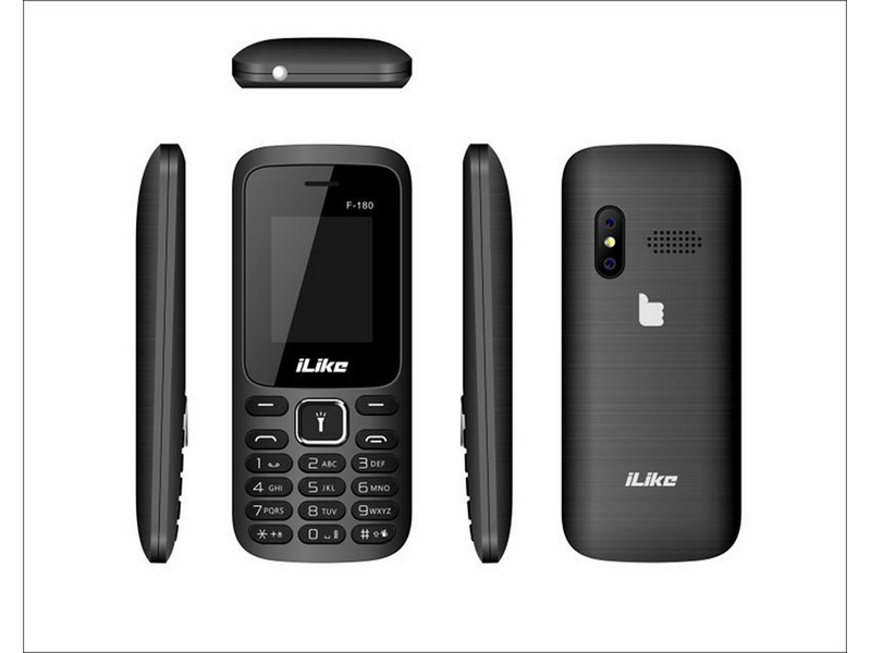 AKAI iLike F-180 Dual SIM Kártyafüggetlen Mobiltelefon, Szürke