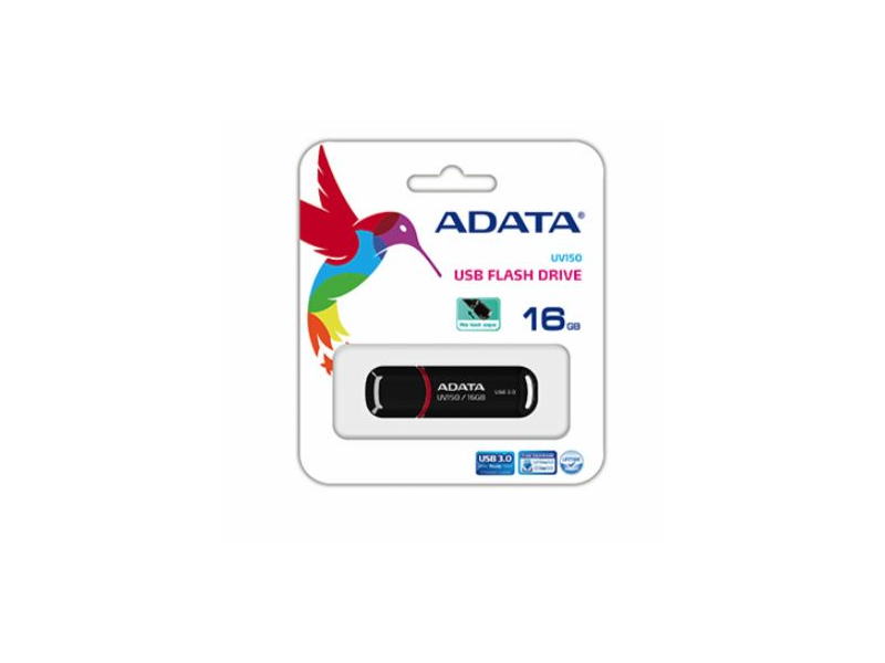 ADATA UV150 16GB Pendrive, Fekete (AUV150-16G-RBK)