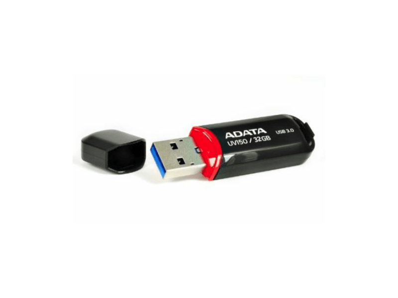 ADATA UV150 32 GB Pendrive Fekete, piros (AUV150-32G-RBK)