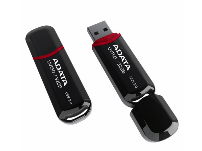 ADATA UV150 32 GB Pendrive Fekete, piros (AUV150-32G-RBK)