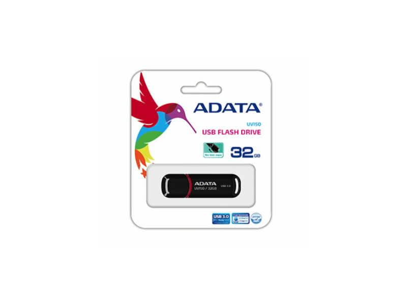 ADATA UV150 32 GB Pendrive Fekete, piros (AUV150-32G-RBK)