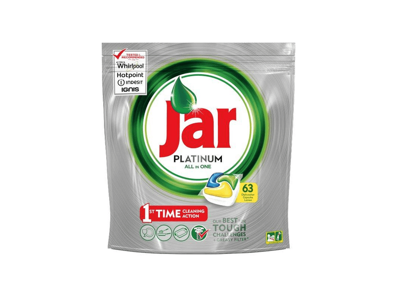 Jar Platinum Yellow Mosogatógép tabletta, 63 db
