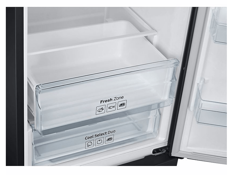 Samsung RB37J501MB1/EF Alulfagyasztós kombinált hűtőszekrény, Fekete