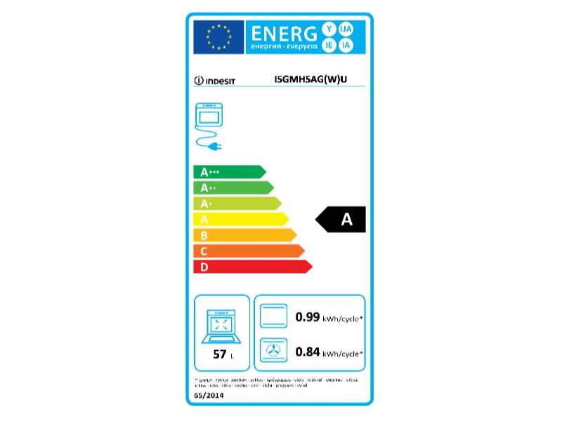 INDESIT I5GMH5AG(W) U Kombinált tűzhely