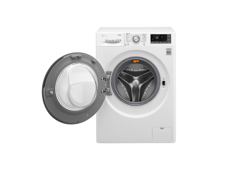 LG F4J7VY1W Elöltöltős mosógép