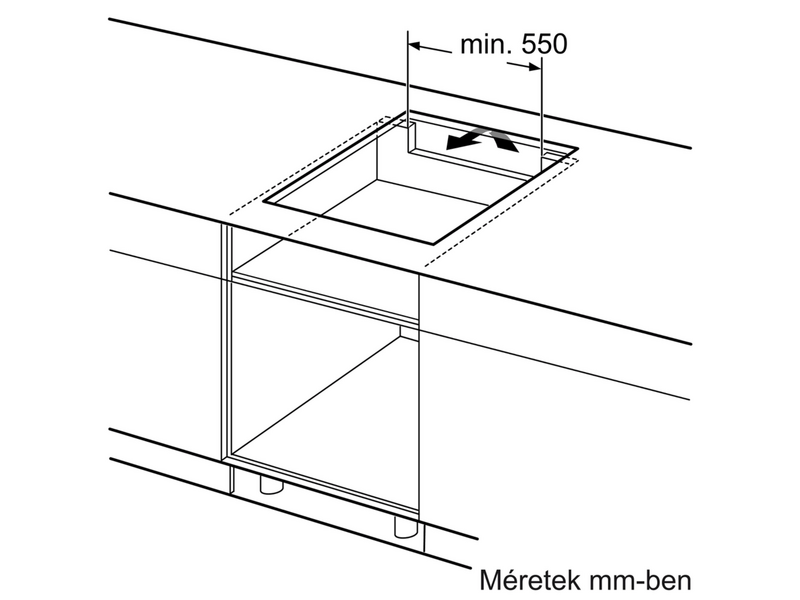 BOSCH PUE611BB1E Beépíthető indukciós főzőlap