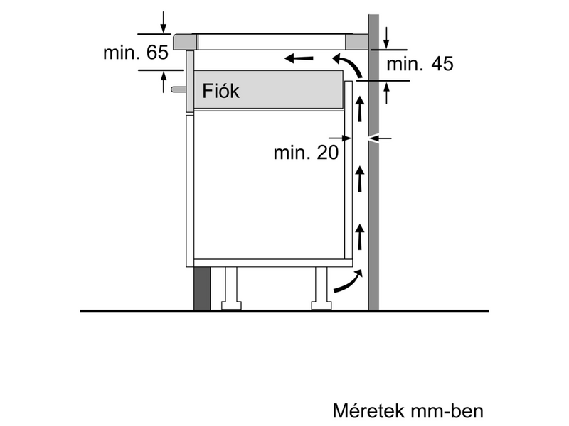Bosch PUE611FB1E Beépíthető indukciós főzőlap