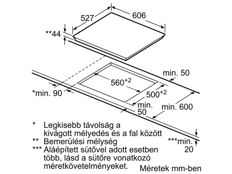 Bosch PKN675DP1D Beépíthető kerámia főzőlap