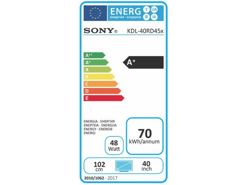 Sony KDL40RD450BAEP Full HD LED Tv