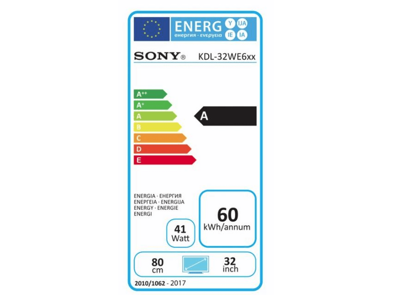 Sony KDL32WE610BAEP HD Ready Smart LED Tv