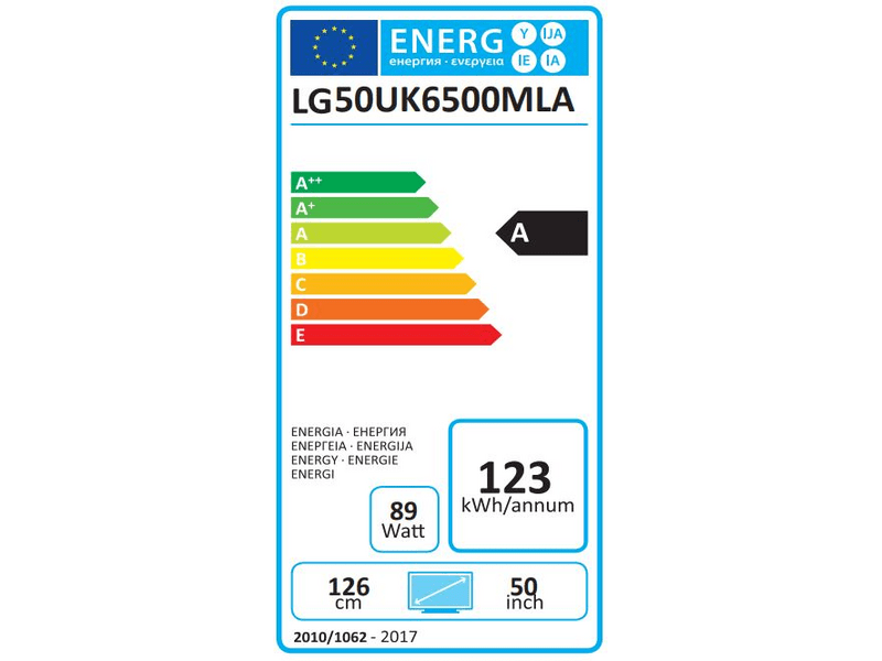 LG 50UK6500MLA 4K Ultra HD Smart LED Tv