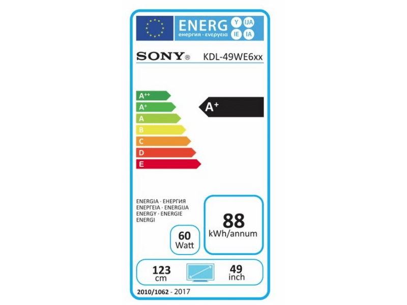 Sony KDL49WE660BAEP Full HD Smart LED Tv