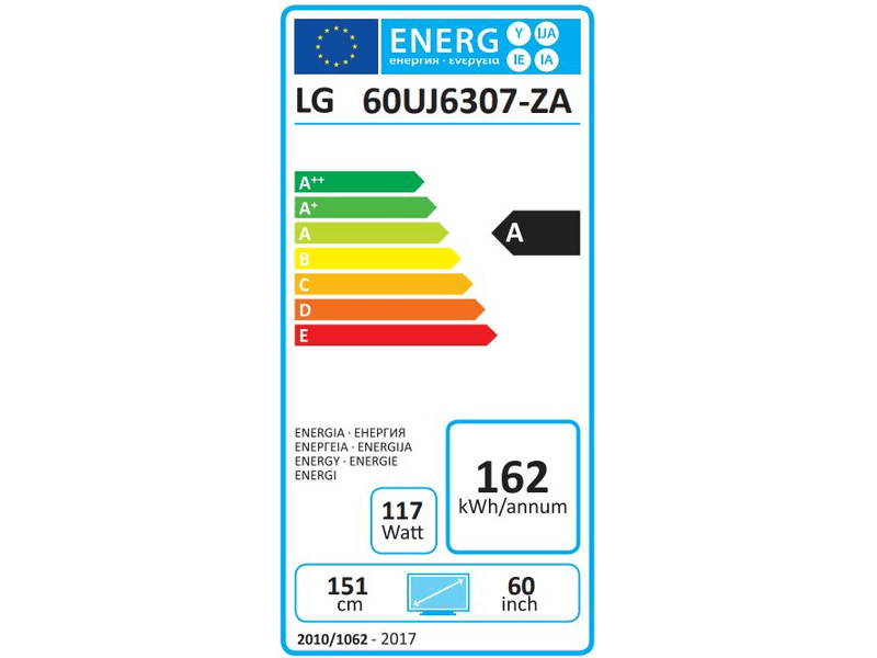 LG 60UJ6307 4K Ultra HD Smart LED Tv