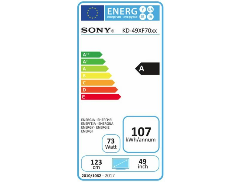 Sony KD49XF7005BAEP 4K Ultra HD Smart LED Tv