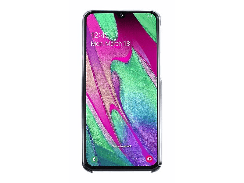 Samsung EF-AA405CBEGWW Telefon tok Samsung A40-hez, Fekete színátmenetes