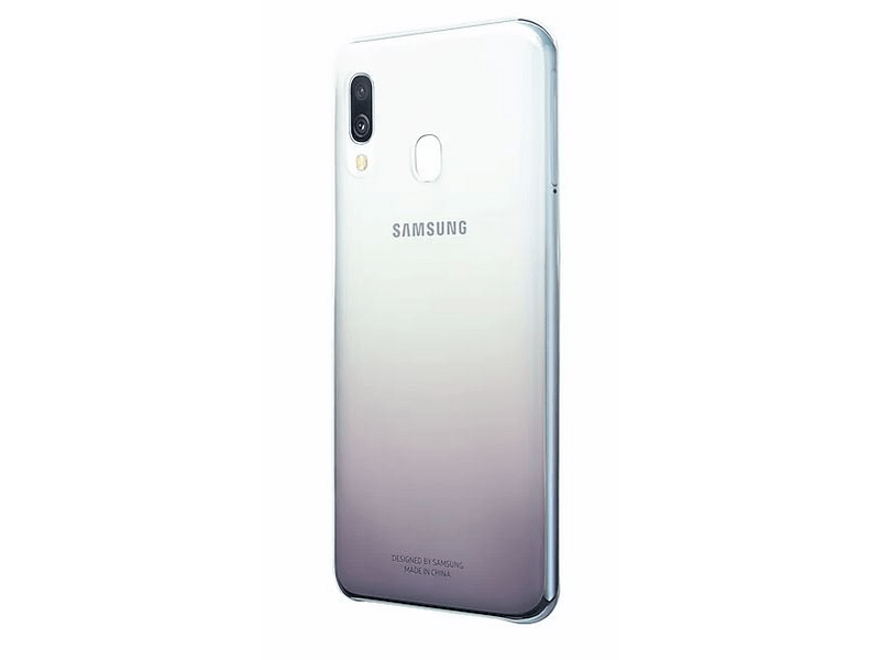 Samsung EF-AA405CBEGWW Telefon tok Samsung A40-hez, Fekete színátmenetes