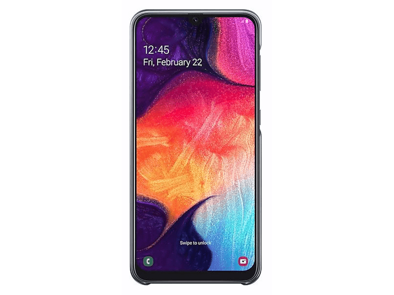 Samsung EF-AA505CBEGWW Telefon tok Samsung A50-hez, Fekete színátmenetes