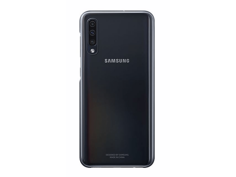 Samsung EF-AA505CBEGWW Telefon tok Samsung A50-hez, Fekete színátmenetes