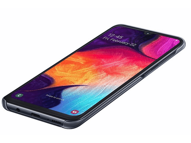 Samsung EF-AA505CBEGWW Telefon tok Samsung A50-hez, Fekete színátmenetes