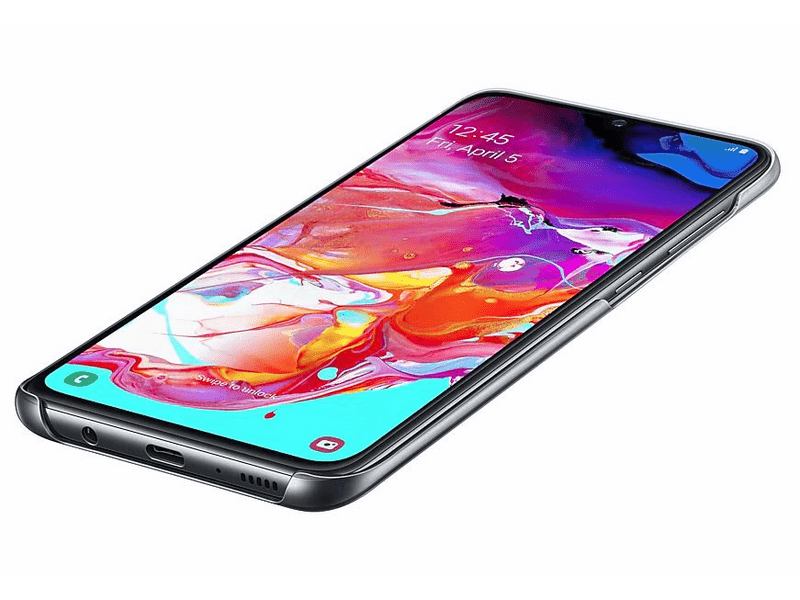 Samsung EF-AA705CBEGWW Telefon tok Samsung A70-hez, Fekete színátmenetes