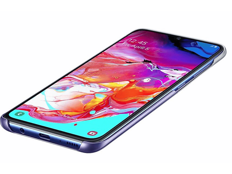 Samsung EF-AA705CVEGWW Telefon tok Samsung A70-hez, Lila színátmenetes