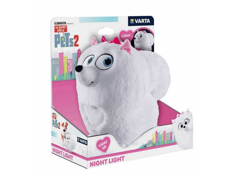 VARTA Secret Life of Pets 2. Gigi Plush Night Light éjszakai lámpa