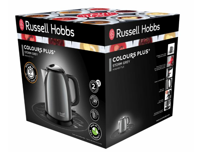 RUSSEL-HOBBS 24993-70 Colours+ Mini vízforraló, szürke