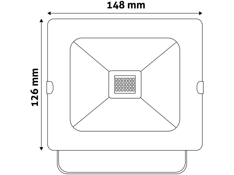 Avide ABSSFLNW-20W LED-ES Reflektor 1600lm 4000K IP65