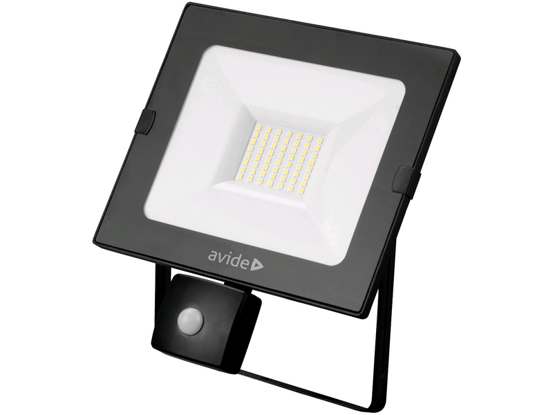 Avide ABSSFLNW-30W-PIR LED-ES Reflektor 2250lm 4000K IP44 mozgásérzékelős