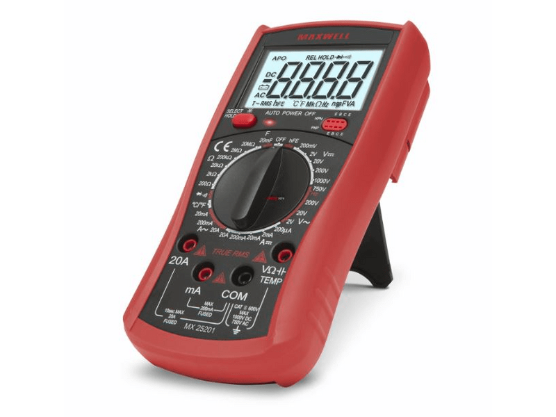 Maxwell 25201 Digitális multiméter hőmérsékletméréssel