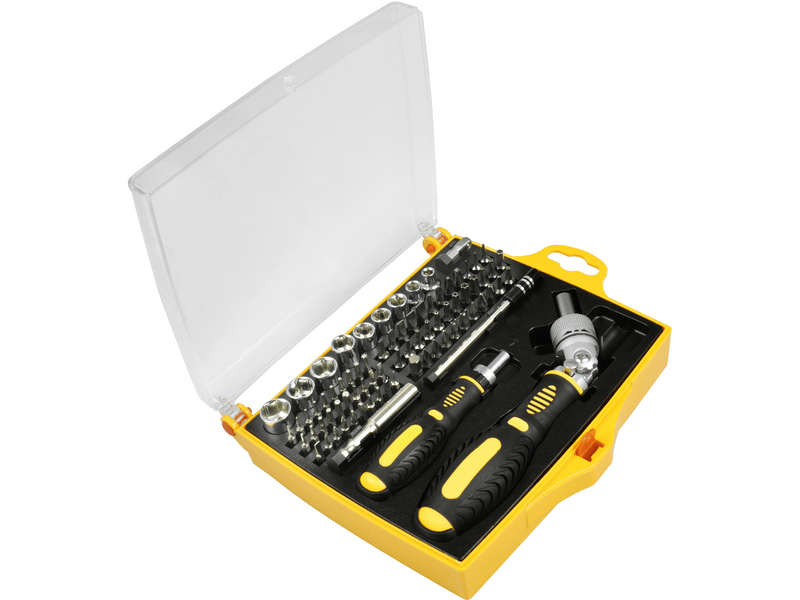 Fieldmann FDG 5004-79R Csavarhúzó és bitkészlet, 79 db-os