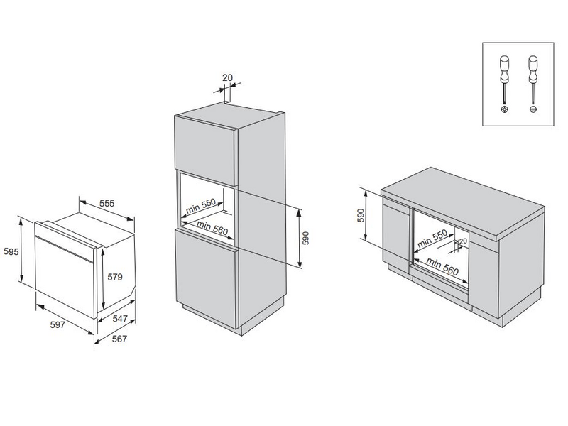 Gorenje BA737EX Beépíthető elektromos sütő, Inox