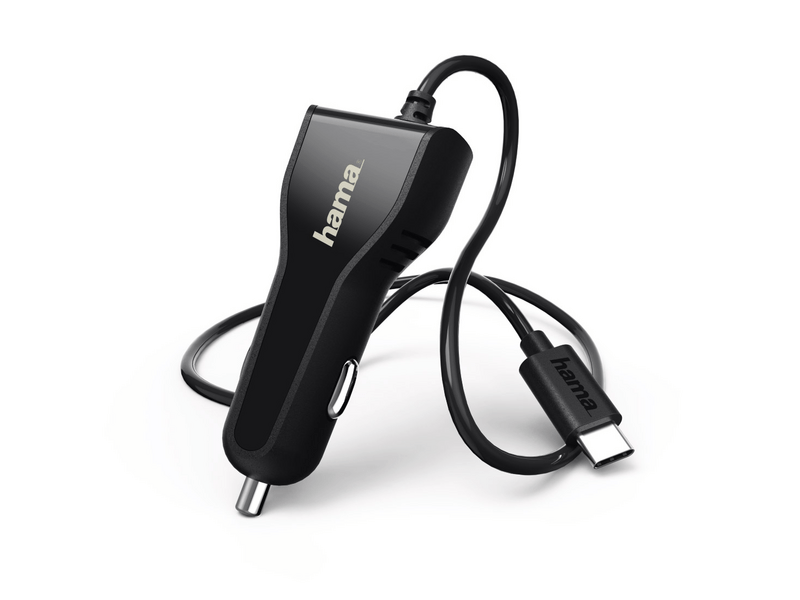 HAMA 178310 USB-C Autós töltő, Fekete