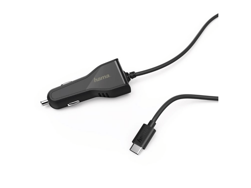 HAMA 178310 USB-C Autós töltő, Fekete