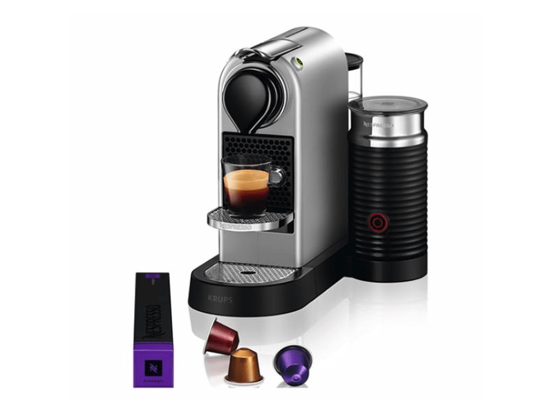KRUPS XN761B10 Nespresso Citiz& Milk Kapszulás kávégép, Ezüst