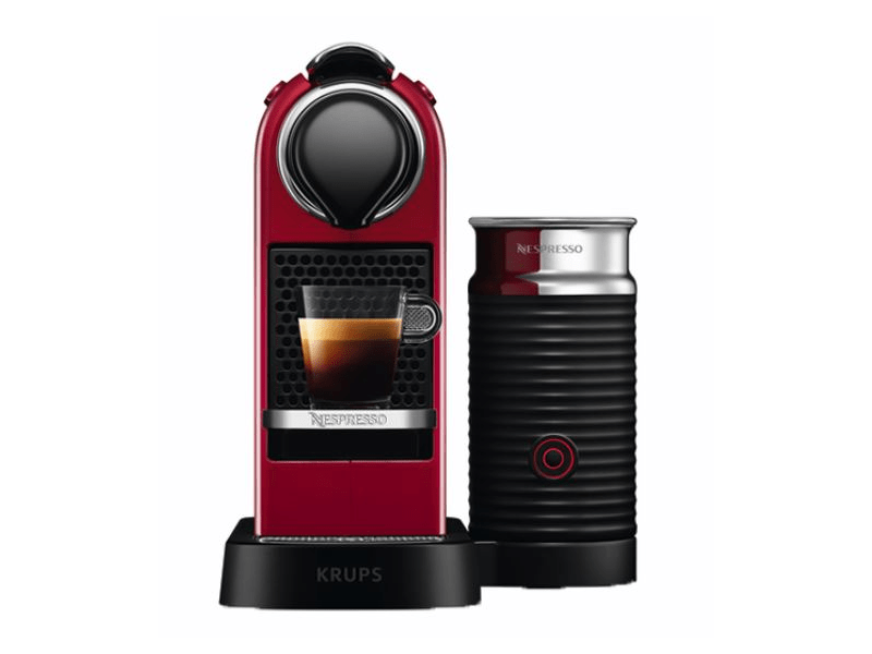 KRUPS XN761510 Nespresso Citiz& Milk Kapszulás kávégép, Piros