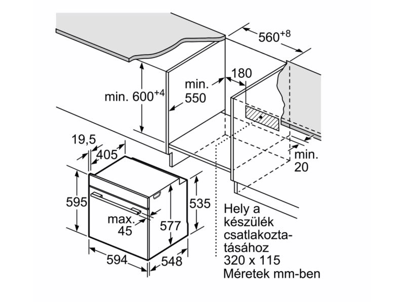 Bosch HSG636BW1 Beépíthető gőzsütő