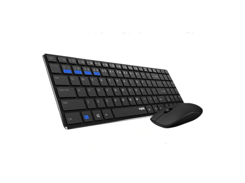 Rapoo 9300M Bluetooth vezeték nélküli billentyűzet + egér