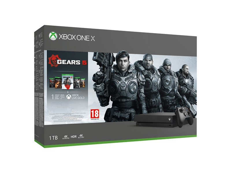 Xbox One X Gears 5 csomag (1TB)