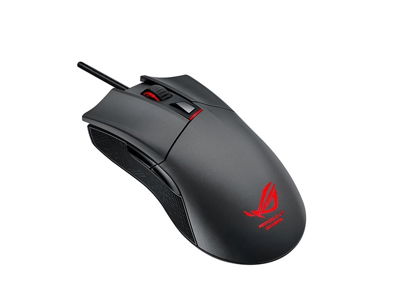 Asus ROG Harrier GT300 Vezetékes Gamer Egér, Fekete-piros