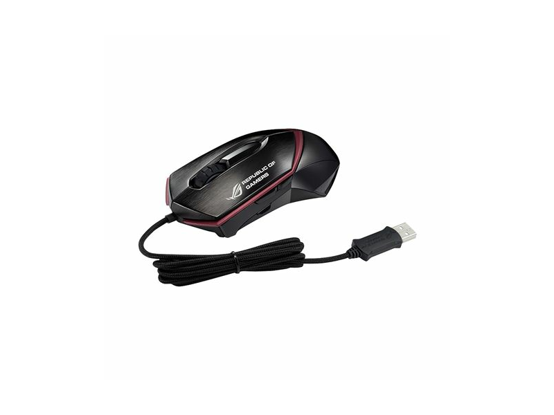 Asus GX1000 Eagle eye Vezetékes egér, Fekete