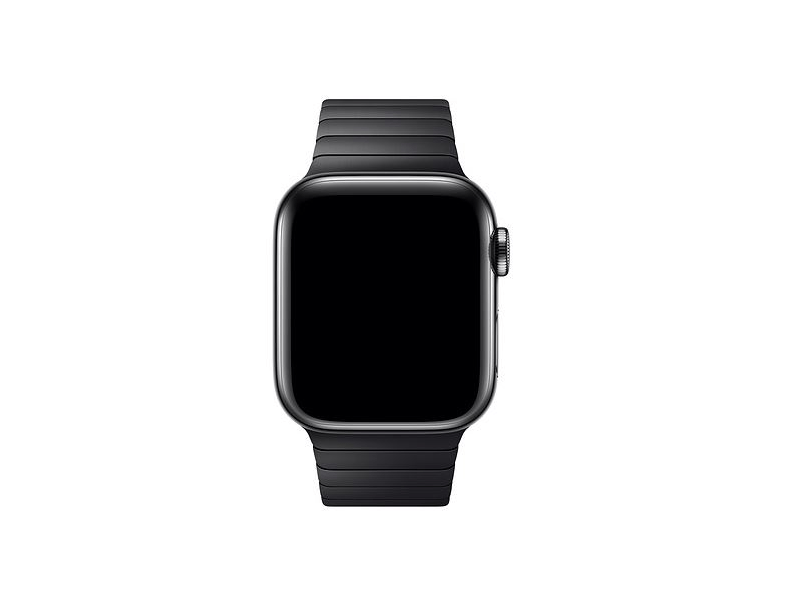 Apple MUHK2ZM/A 38 mm-es fémszíj, Asztrofekete