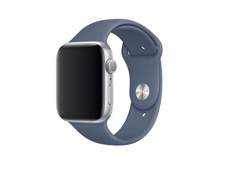 Apple MX0M2ZM/A 44 mm-es alaszkai kék sportszíj – S/M és M/L