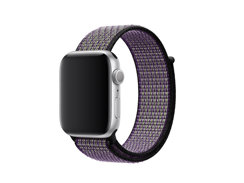 Apple MWU52ZM/A 44 mm-es sivatagi homok-neonzöld Nike sportpánt