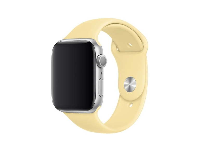 Apple MWUX2ZM/A 44 mm-es krémes citrom színű sportszíj – S/M és M/L
