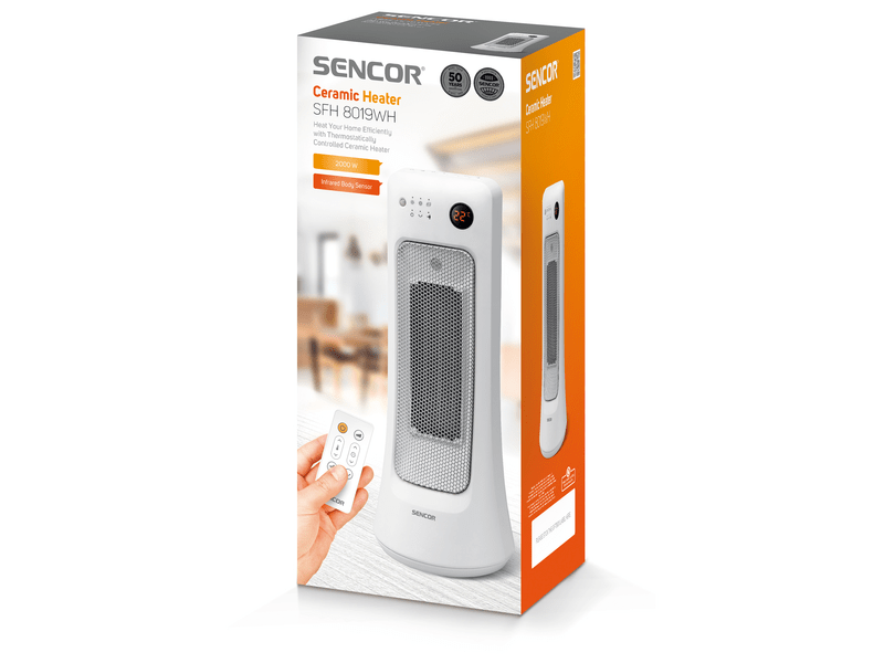 Sencor SFH 8019WH Kerámia hősugárzó