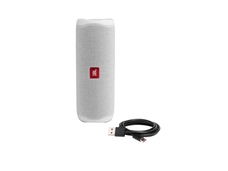 JBL Flip 5 Bluetooth hangszóró, Fehér