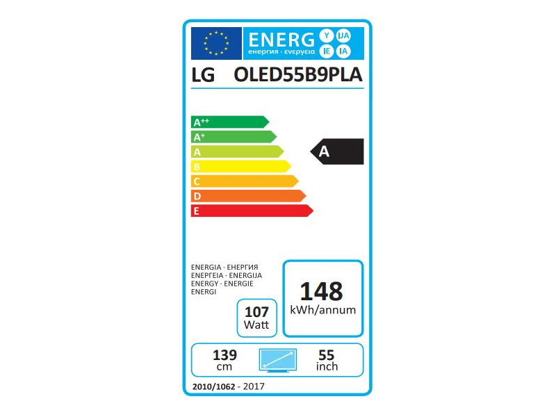 LG OLED55B9PLA 55