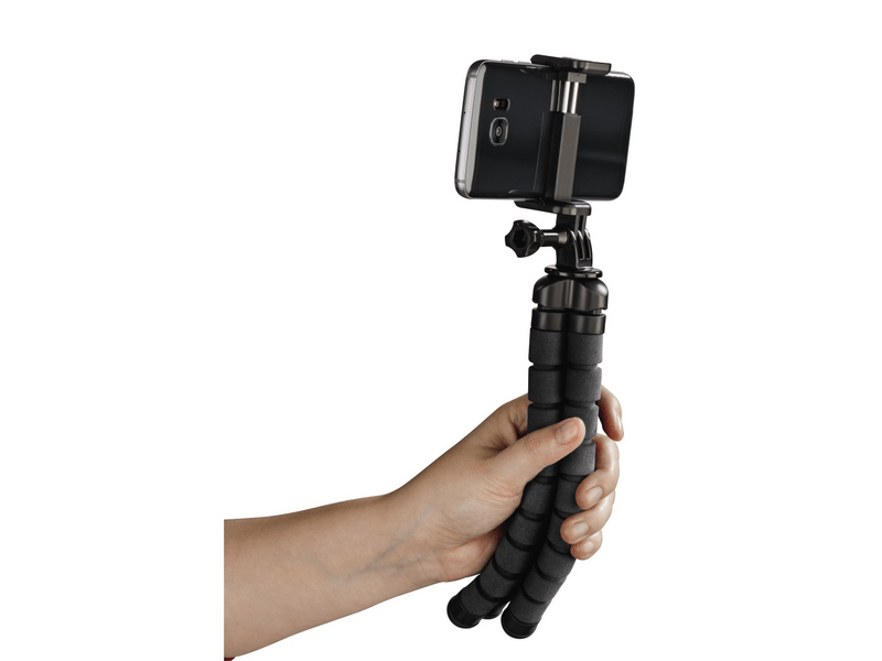 HAMA 4613 GoPro/Okostelefon 26 cm MIDI állvány, Fekete