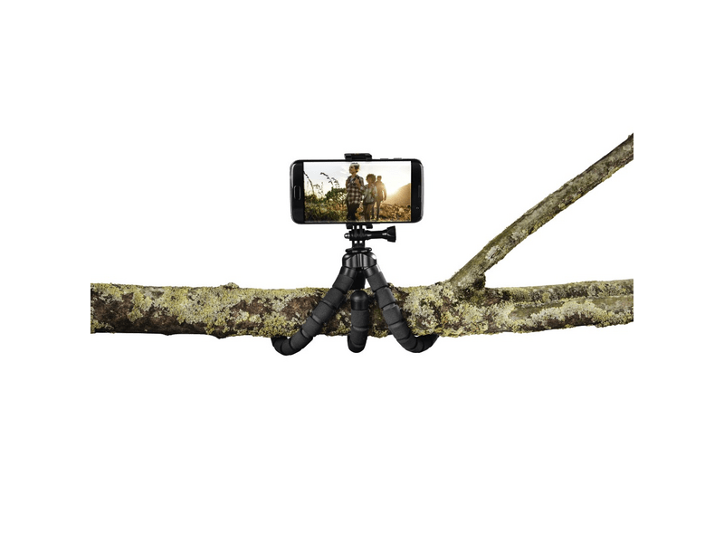 HAMA 4613 GoPro/Okostelefon 26 cm MIDI állvány, Fekete